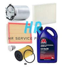 FULL SERVICE KIT 5L 5W30 OIL &