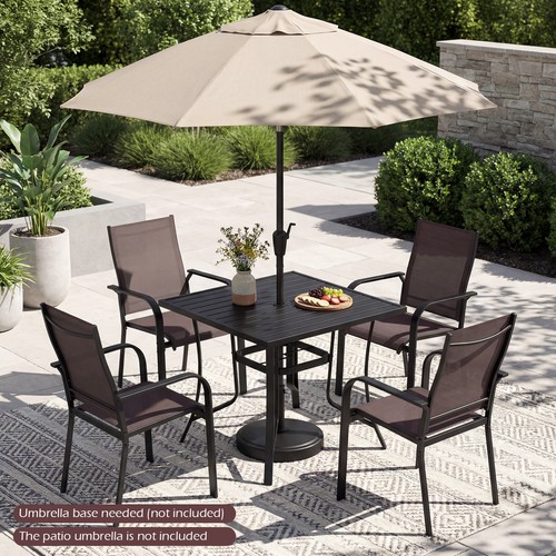 Square patio table for - square, 4