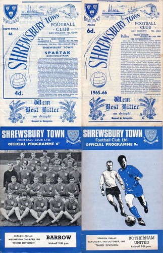 1960 shrewsbury town home - fc,