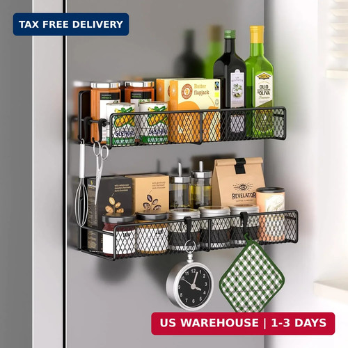 Magnetic spice rack for - rack,