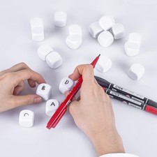 10pcs 10-25mm Blank Dice