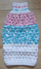 Hand Knitted Dog Jumper for X-Small breed up to 15in chest 13.5in length