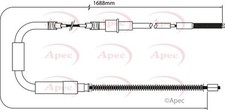 APEC Rear Brake Cable for VW