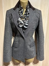 Karen Millen Brown Wool Silk
