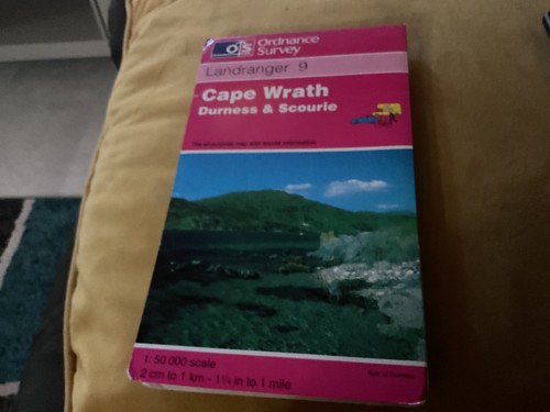Landranger map cape wrath - cape,