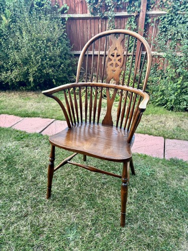 Antique 19th century wheelback - 19th,