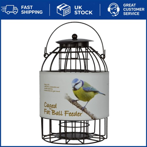 Bf16 dome caged bird feeder - caged,