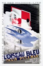 Travel Poster by Cassandre titled L'Oiseau Blue (1989)