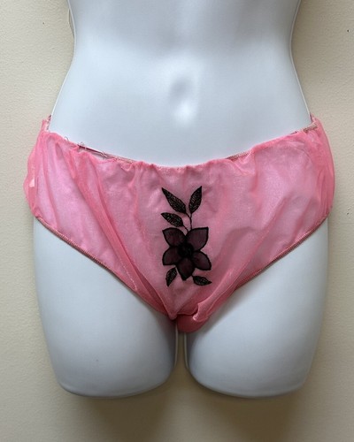 Vintage retro pink sheer nylon - vintage,