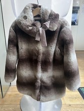 monnalisa brown faux fur chinchilla Xmas Sale