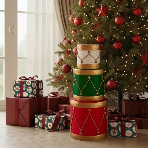 New 3pc metal drums - ideal, for