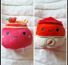 Flipamallows Original Squishmallows Reversible Plush Soft Toy Chilli Noodles Hot