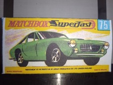 Matchbox -  No75 Ferrari Berlinetta Green - Replica / Copy Box