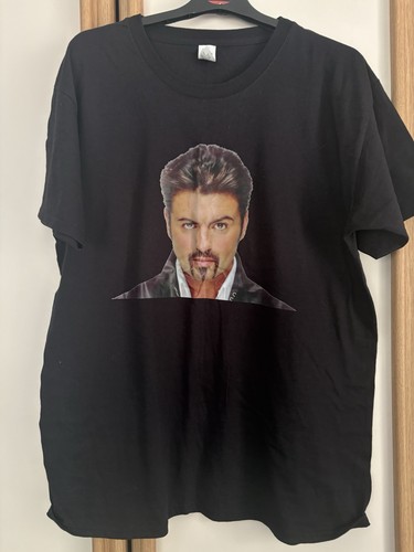 George michael black shirt - michael,