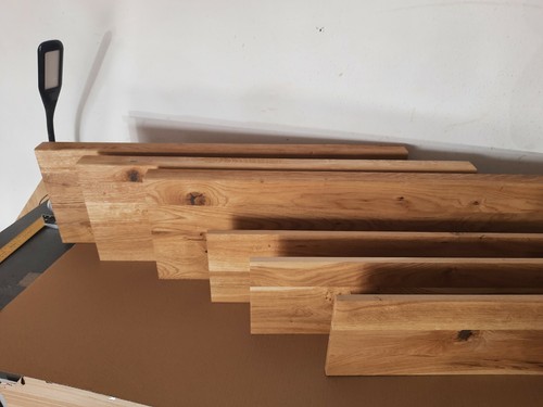 Rustic oak stair cladding - rustic,