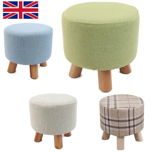 Small wooden footstool - small,