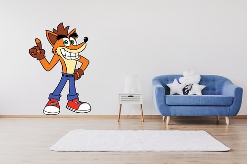 Crash bandicoot wall sticker - bandicoot,