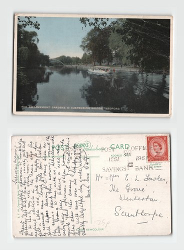 Postcard the embankment - postcard,