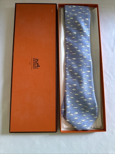 Hermes tie 7853 whimsical - tie,