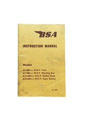 BSA Instruction Manual O.H.V