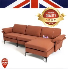 Modular L-Shaped 3-Seater Sofa
