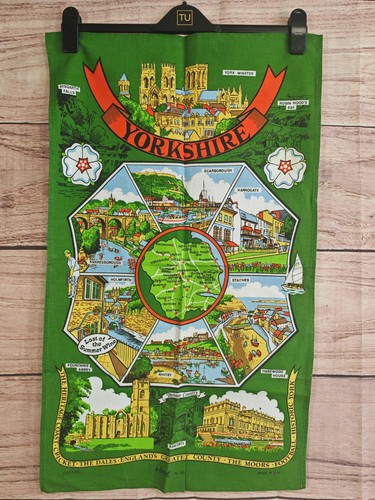 Vintage tea towel - tea,