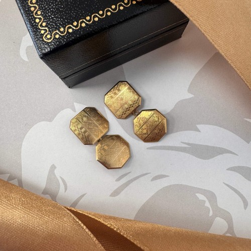 9ct gold vintage patterned - 9ct,