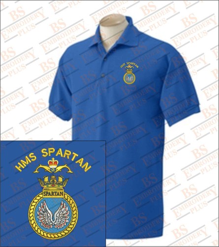 Hms spartan embroidered polo - hms,