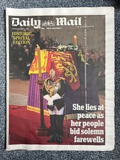 Daily Mail Newspaper 15th