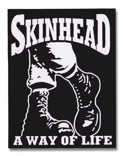 Skinhead vinyl sticker decal - decal, a