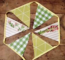 Handmade Oilcloth Bunting