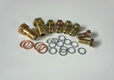 Banjo Bolt Set Yellow For VW Golf 1 2 / Scirocco 1 Fuel Distributor K-Jetronic