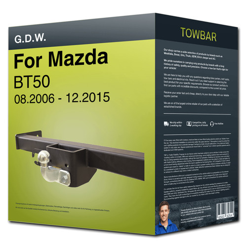 Towbar fixed for - ›for, bt50