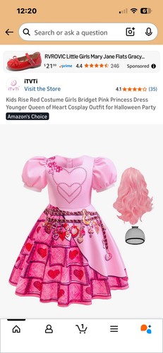 Girl dress queen hearts - girl's,