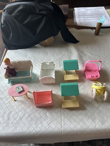 Vintage lot doll house - (10),