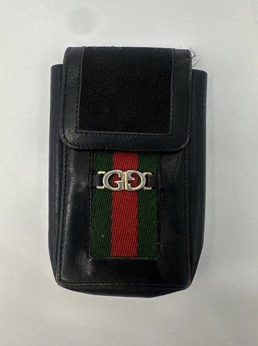 Vintage gucci black leather - vintage,