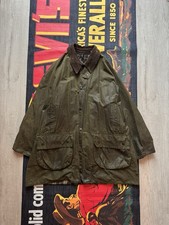 Vintage Barbour Gamefair Wax Jacket Made in England Size 44 (C44/112CM)