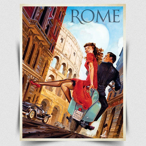 Rome italy vintage - rome,