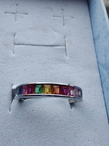 Sterling silver multicoloured - sterling,