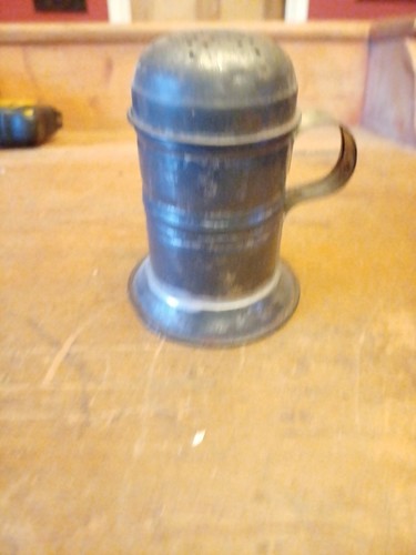Vintage tin flour sugar - tin,