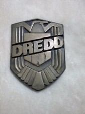Dredd 2012 Badge Gold Tone