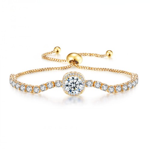 Adjustable silver rose gold - silver,