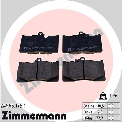 Zimmermann 24965 175 brake - zimmermann, 24965.175.1