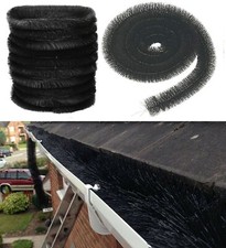 Black gutter brush leaf guard - gutter,