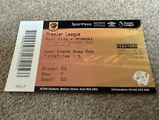 Hull v Arsenal Ticket 2016/17 Premier League Rare Mint