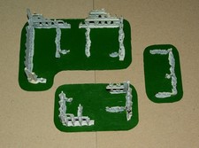 Warhammer Epic 40k Terrain. Scenery. Ruins. ADEPTUS TITANICUS. X3 Pieces.