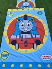 Vintage Thomas The Tank Engine Quilt And Pillowcase Set 2005