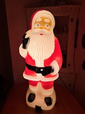 Vintage Santa  Blow Mold Christmas Outdoor Lit 80cm (damaged base) 