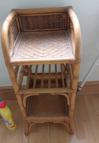 Vintage bamboo side unit - vintage,