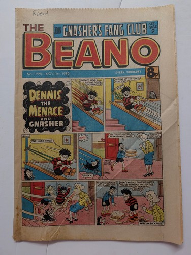 Beano comic 1998 november - no,